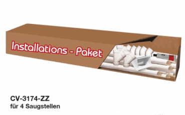 Einbau Set für 4 Saugdosen